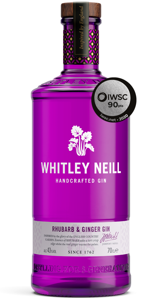 Whitley Neill Rhubarb & Ginger Gin, 41,3%, 0,7l