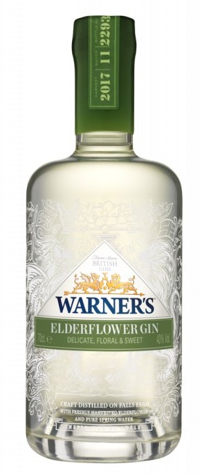 Warner Edwards Elderflower Gin 40% 0,7 l (holá láhev)