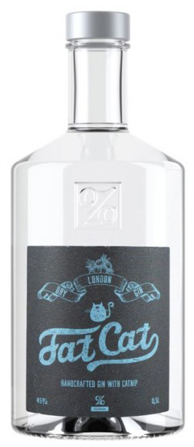 Žufánek Fat Cat Gin, 45%, 0,5l (holá lahev)