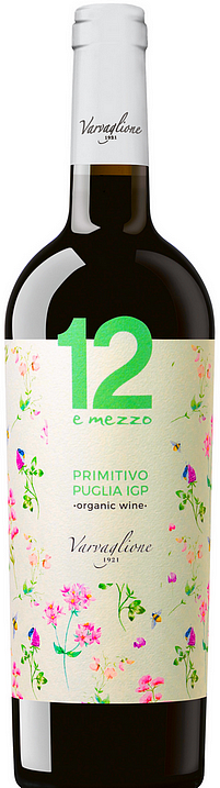 Primitivo 12 E Mezzo Puglia ORGANIC 2021 - Varvaglione, 0,75l