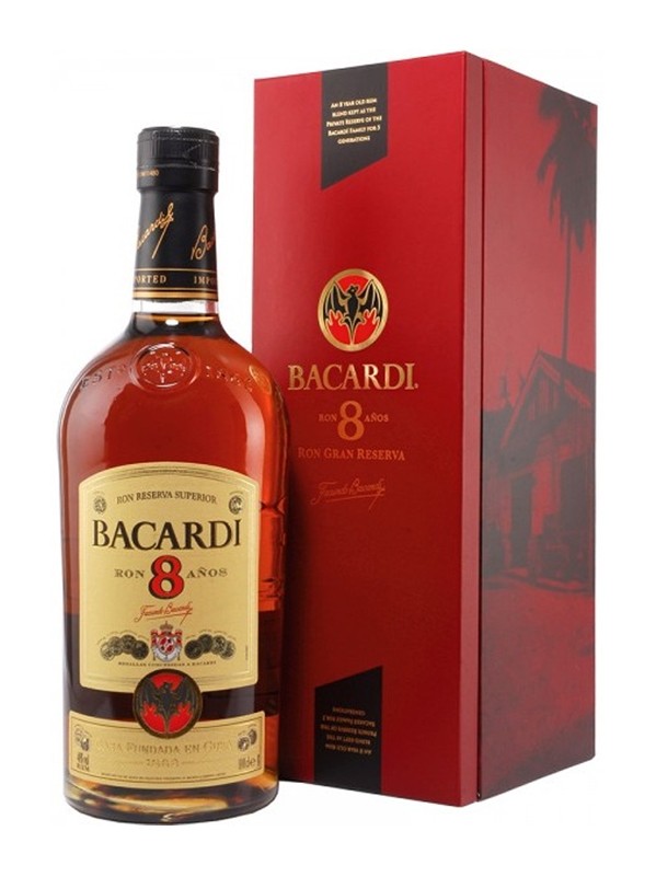 Bacardi Gran Reserva 8 YO, Gift Box, 40%, 1l (karton)