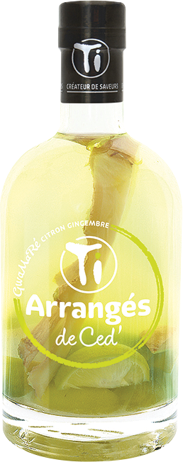 Ti Arrangés Lemon & Ginger 0,7l 32% (holá láhev)