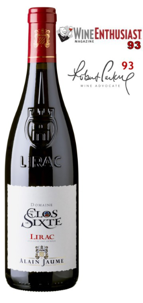 Lirac - Clos de Sixte 2019, Alain Jaume, 0,75l