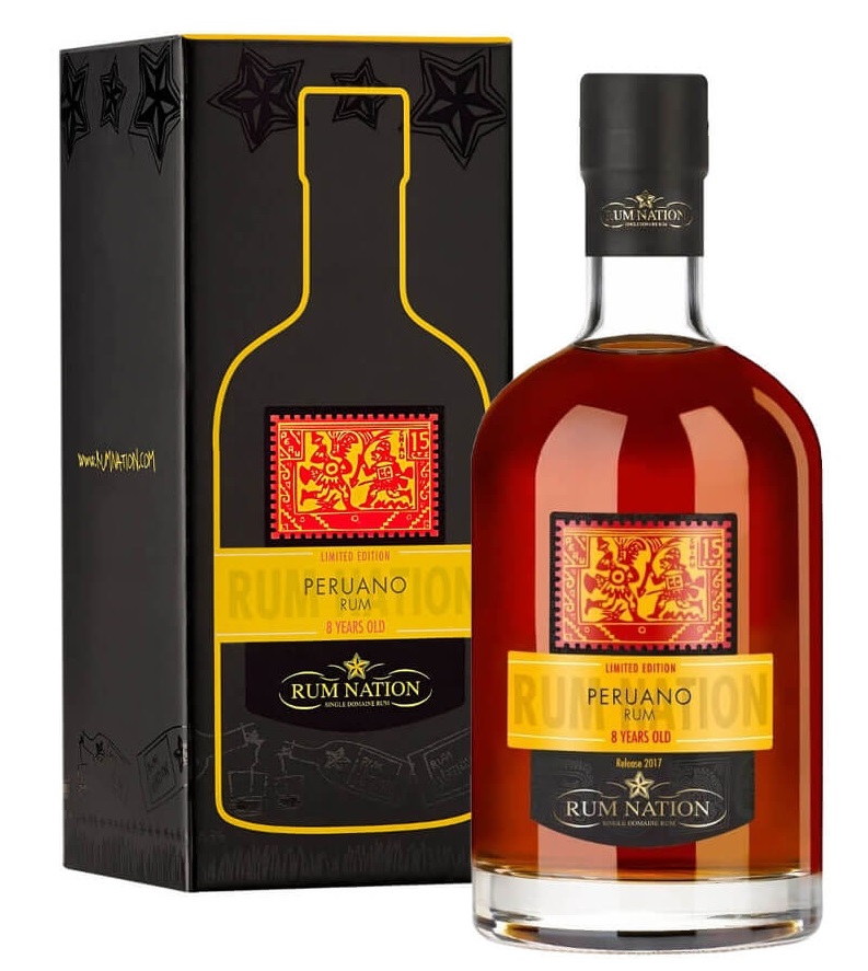 Rum Nation Peruano 8 YO, 42%, 0,7l (karton)