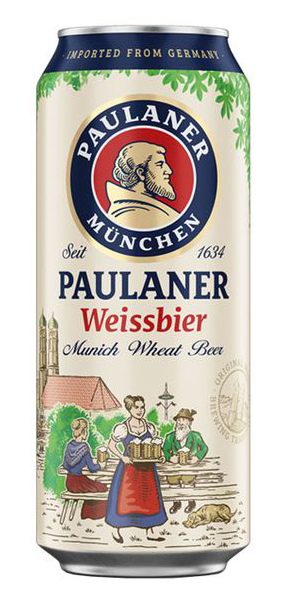 Paulaner Hefe Weissbier Nature PLECH, 24x0,5l (set)