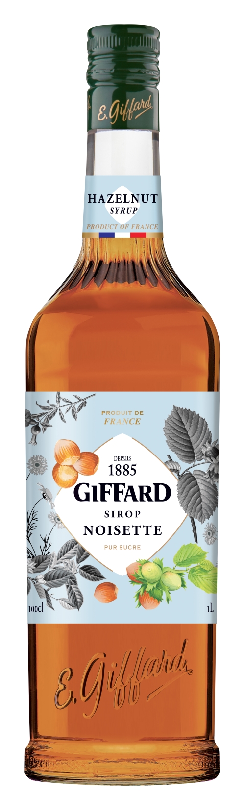 Giffard Hazelnut, sirup z lískových oříšků, 1l