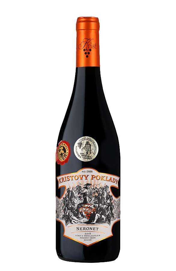 Vinařství Krist Neronet, 2022, Kristovy poklady, pozdní sběr, suché, Krist, 0,75l