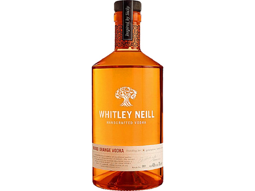 Whitley Neill Blood Orange Vodka 43% 0,7 l (holá láhev)