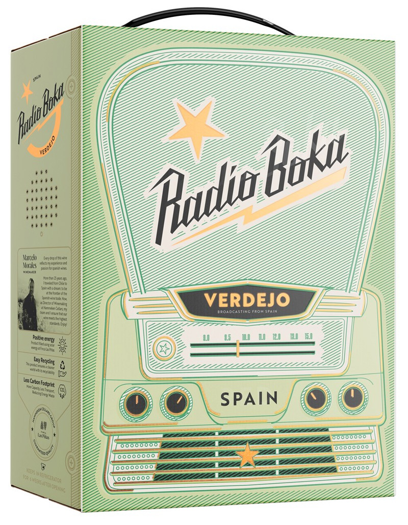 Hammeken Cellars Radio Boka - Verdejo, bag in box, 3l
