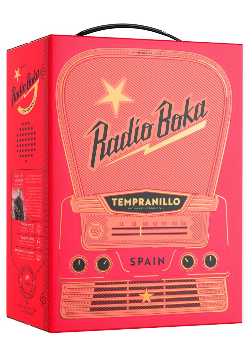 Hammeken Cellars Radio Boka - Tempranillo, bag in box, 3l