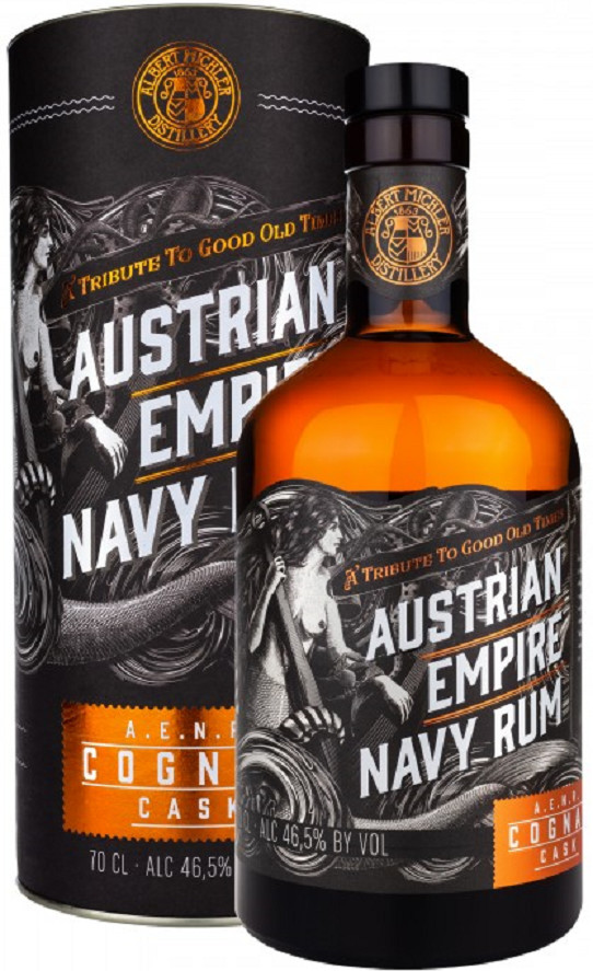 Albert Michler Distillery Int. Austrian Empire Navy Cognac Cask, Gift box, 46,5%, 0,7l