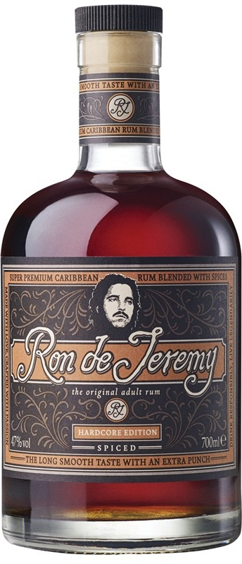 Ron de Jeremy Spiced Hardcore 47% 0,7 l (holá láhev)