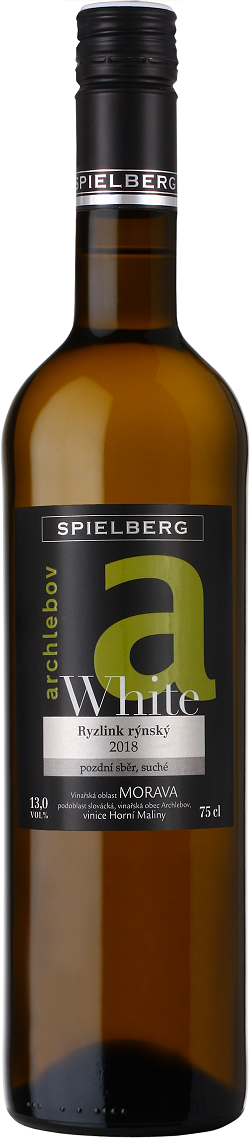 Vinařství Spielberg Ryzlink rýnský, 2019, pozdní sběr, suché, Spielberg, 0,75l