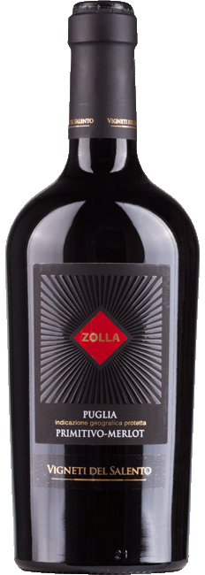 Primitivo / Merlot ZOLLA - Vigneti del Salento, 0,75l