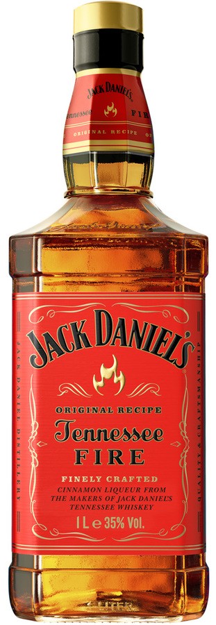 Jack Daniel's Fire 35% 1l (holá láhev)