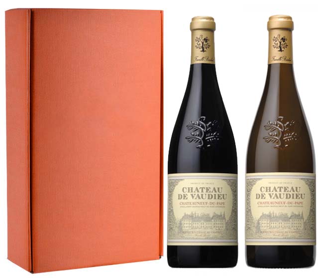 Sada 2 vín - Chateauneuf du Pape - Chateau de Vaudieu, 2x0,75l