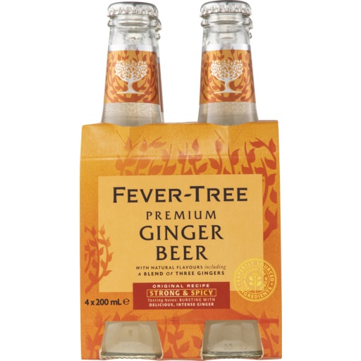 Fever-Tree Fever Tree Ginger Ale, 4x 200ml (4 pack)