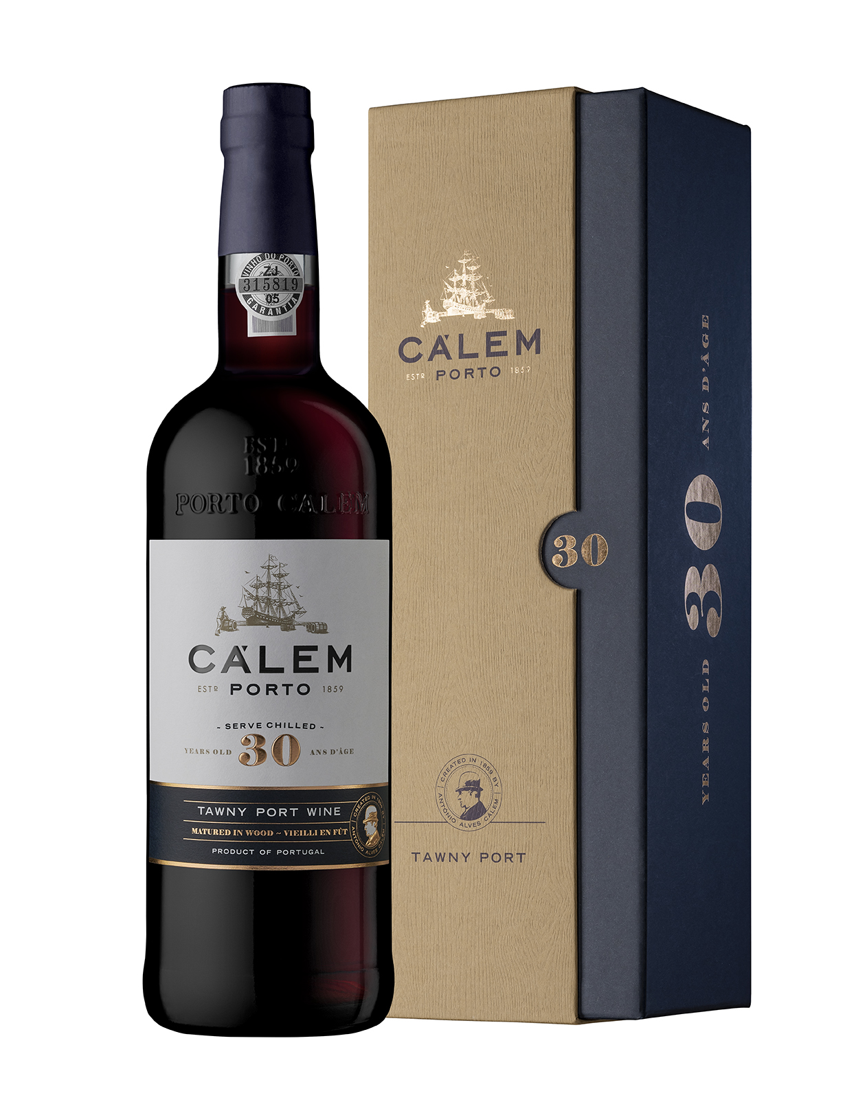 Cálem 30 YEARS OLD, dárkový box, 0,75l