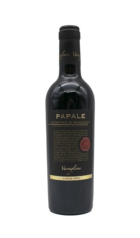 Primitivo di Manduria PAPALE ORO 2019 DOP - Varvaglione, 0,375l