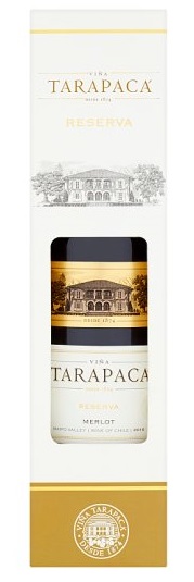 Vinařství Viňa Tarapacá Dárková krabička Tarapacá Reserva - 1 lahev