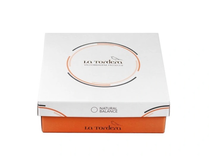 La Tordera Dárkový box na láhev se dvěma skleničkami - La Tordera