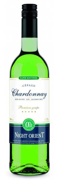 Night Orient Chardonnay Cépage, nealko, 0,75l