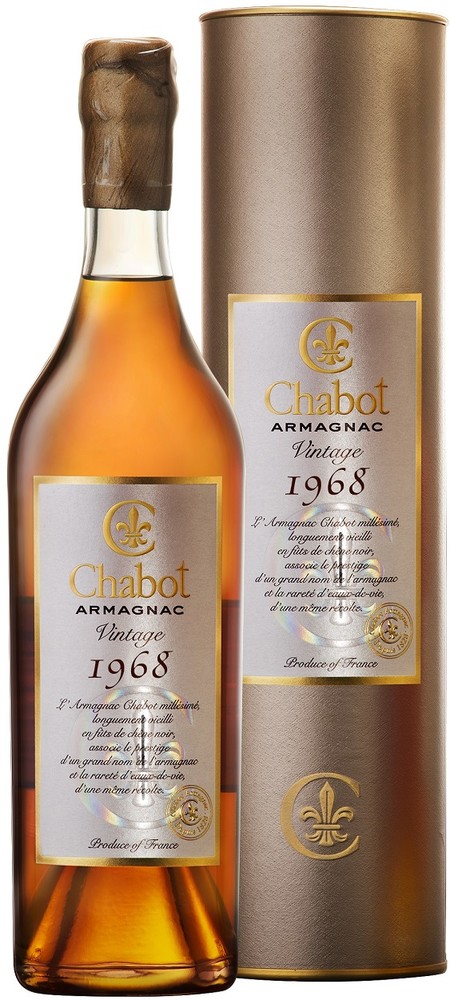 Armagnac Chabot Vintage 1968 40% 0,7 l (tuba)