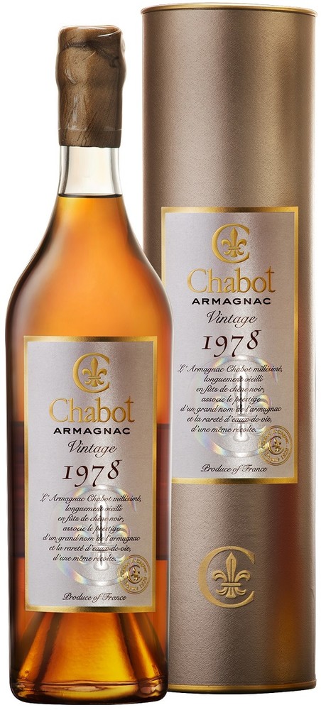 Armagnac Chabot Vintage 1978 40% 0,7 l (tuba)