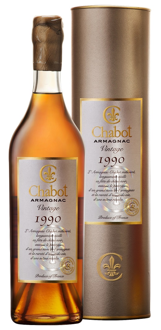 Armagnac Chabot Vintage 1990 40% 0,7l (tuba)
