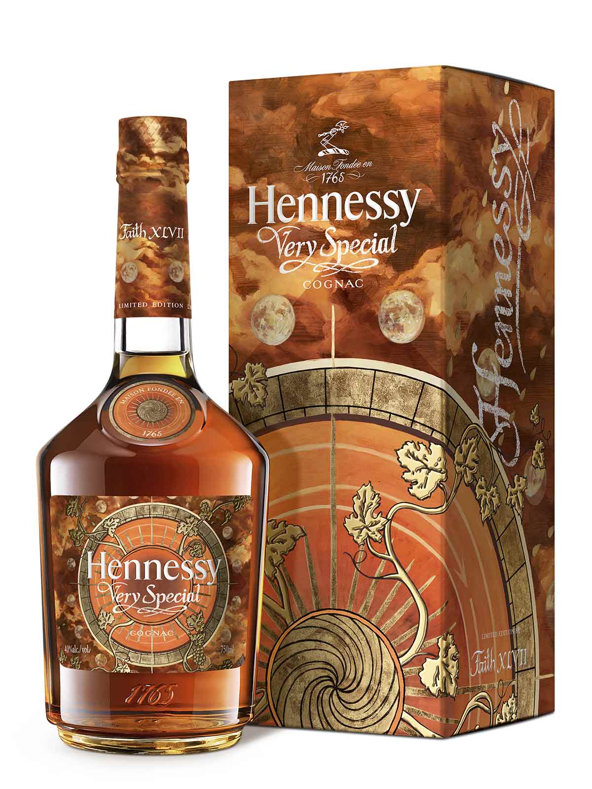 Hennessy V.S Limited Editon by Faith XLVII v dárkové krabičce, 40%, 0,7l