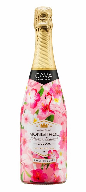 Marques de Monistrol CAVA Rosé Brut Flower edition, 0,75l