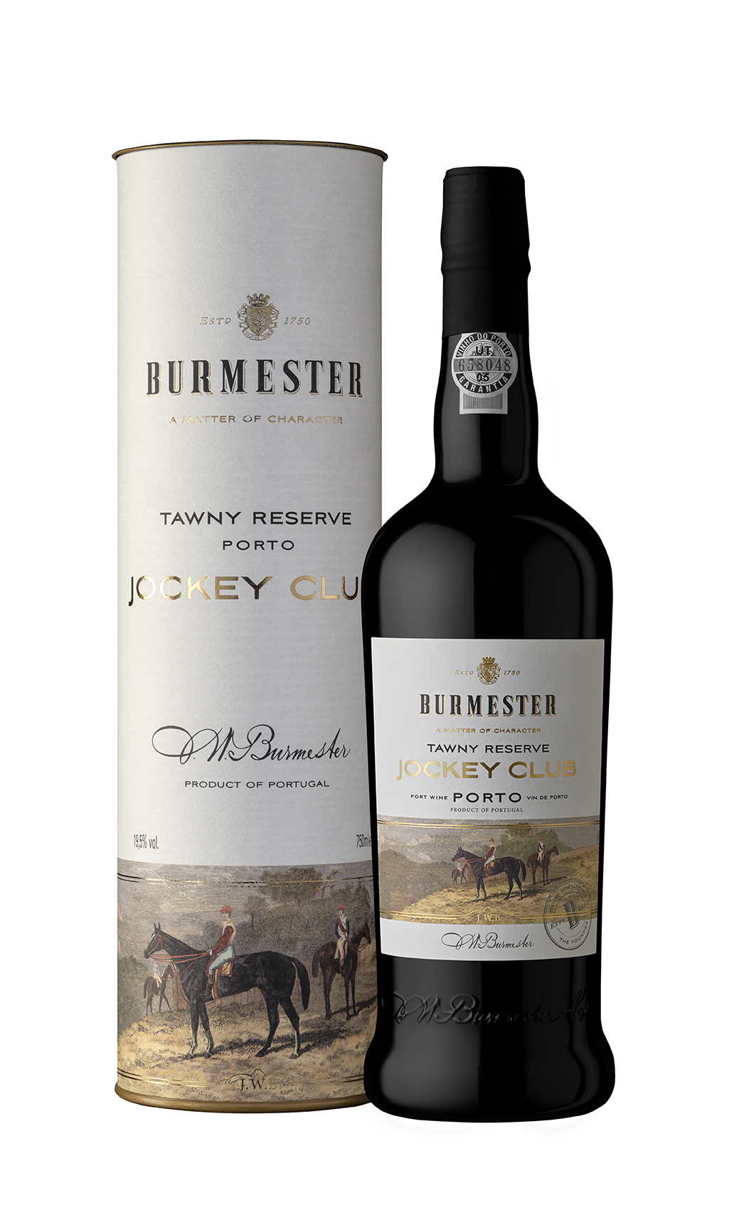 Burmester Jockey Club 0,75l 19,5% Tuba