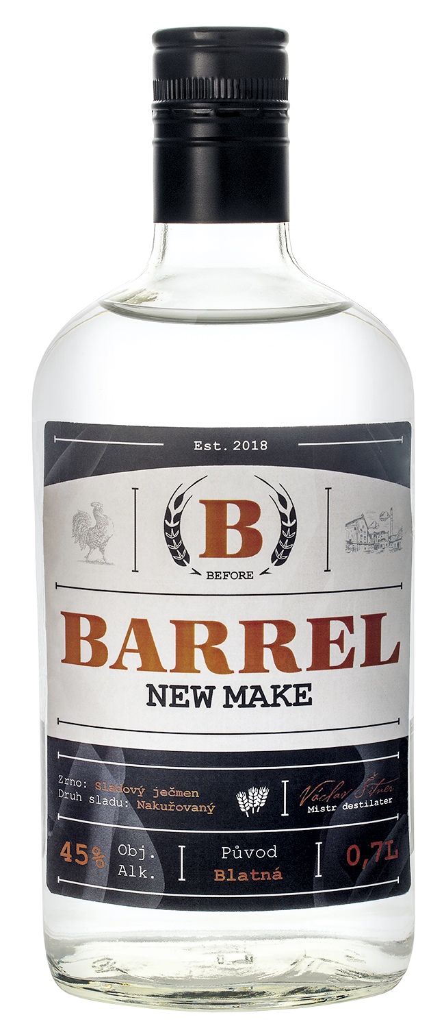 B.Barrel New Make 45% 0,7 l (holá láhev)