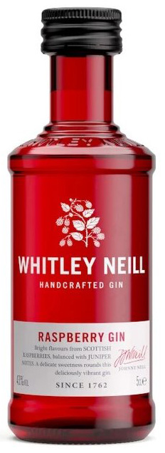 Whitley Neill Raspberry Gin 43% 0,05 l (holá láhev)