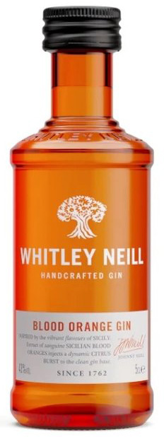 Whitley Neill Blood Orange Gin, 43%, 0,05l (holá lahev)