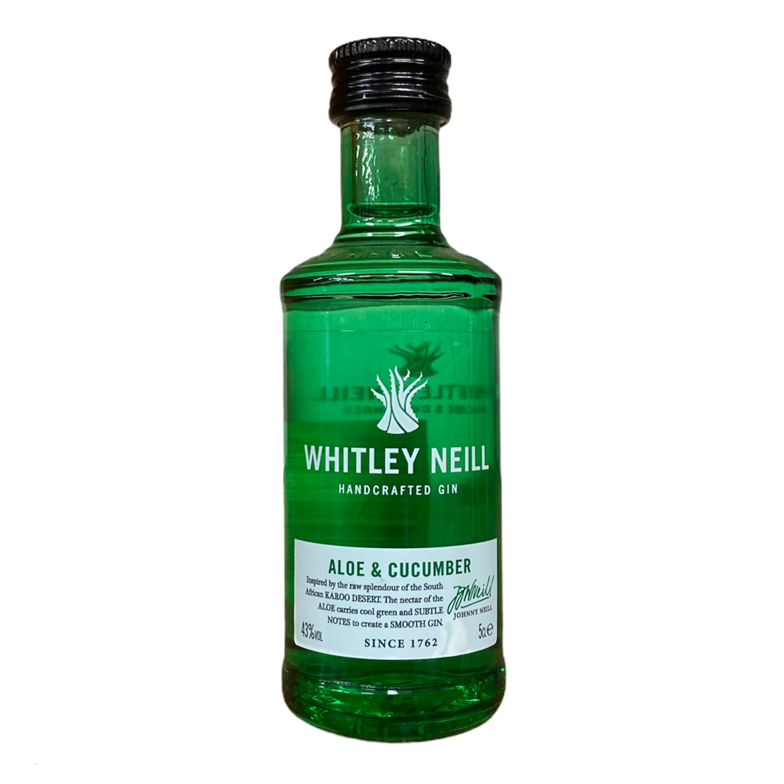 Whitley Neill Aloe & Cucumber gin, 43%, 0,05l (holá lahev)