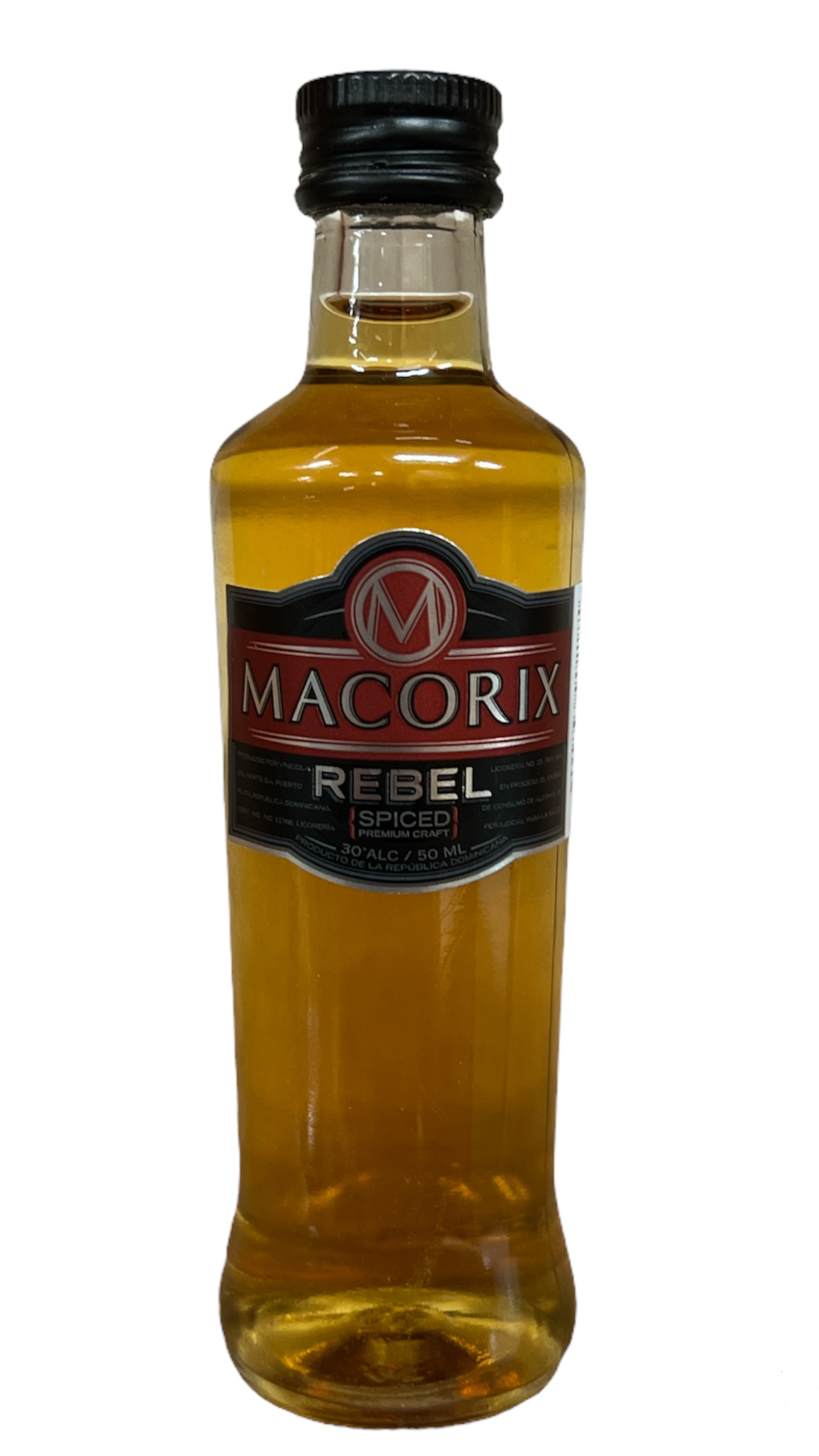 Rum Macorix Rebel Spiced, 30, 0,05l Winehouse.cz
