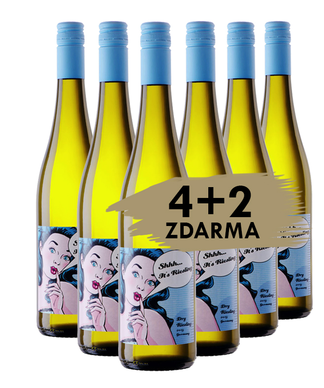 Peter Mertes Shhh It´s Riesling 2024, 4+2 zdarma, 6x0,75l