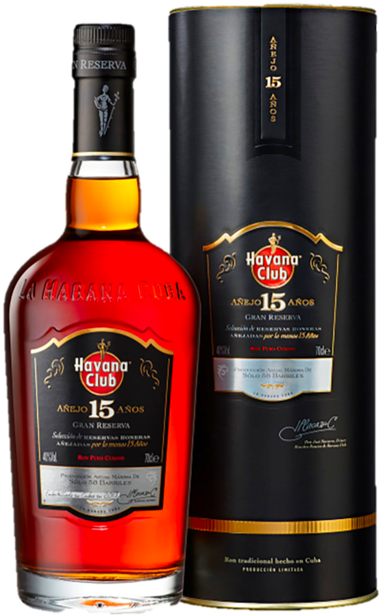 Havana Club 15 YO, Gift box, 40%, 0,7l