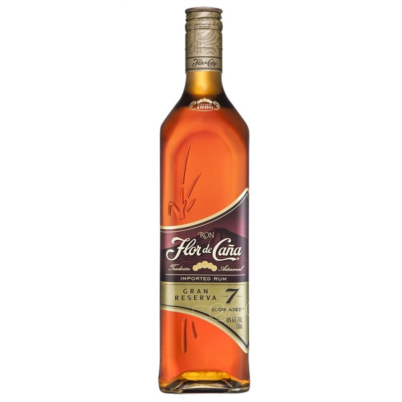 Flor de Cana 40% 7y 1 l (holá láhev)