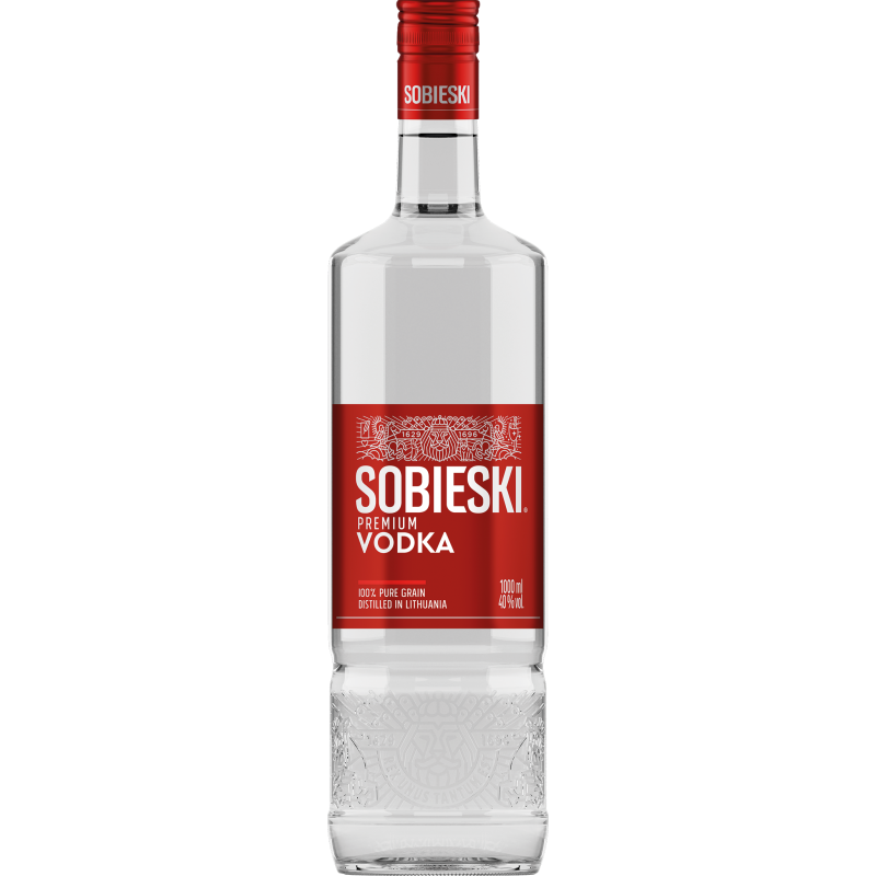 Sobieski Premium Vodka 40% 1 l (holá láhev)