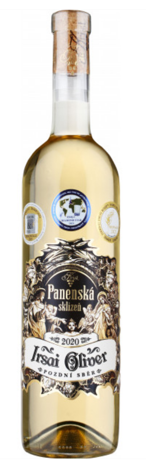 Vinařství Krist Irsai Oliver, 2020, pozdní sběr, Panenská sklizeň, polosladké, Krist, 0,75l