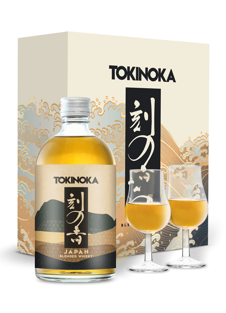 Tokinoka Japan Blended + 2 skla 40% 0,5l (karton)