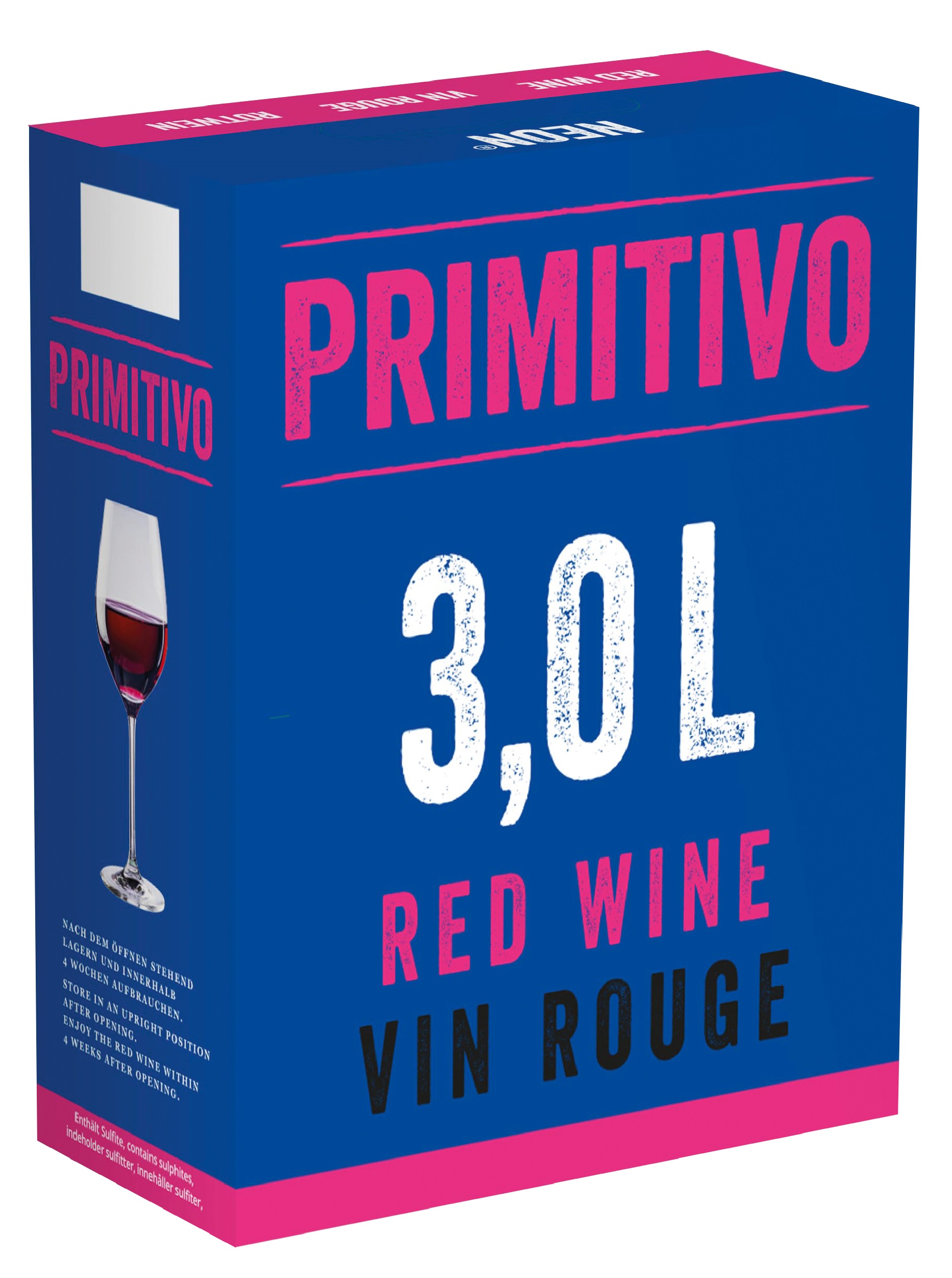 Primitivo Neon, bag in box, 3l
