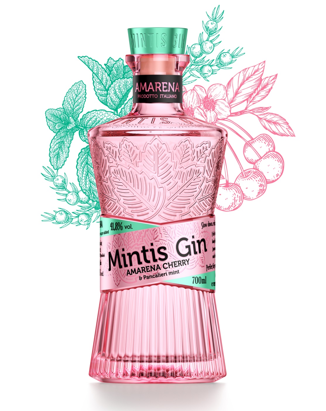 Mintis Amarena 41,8% 0,7l (holá láhev)