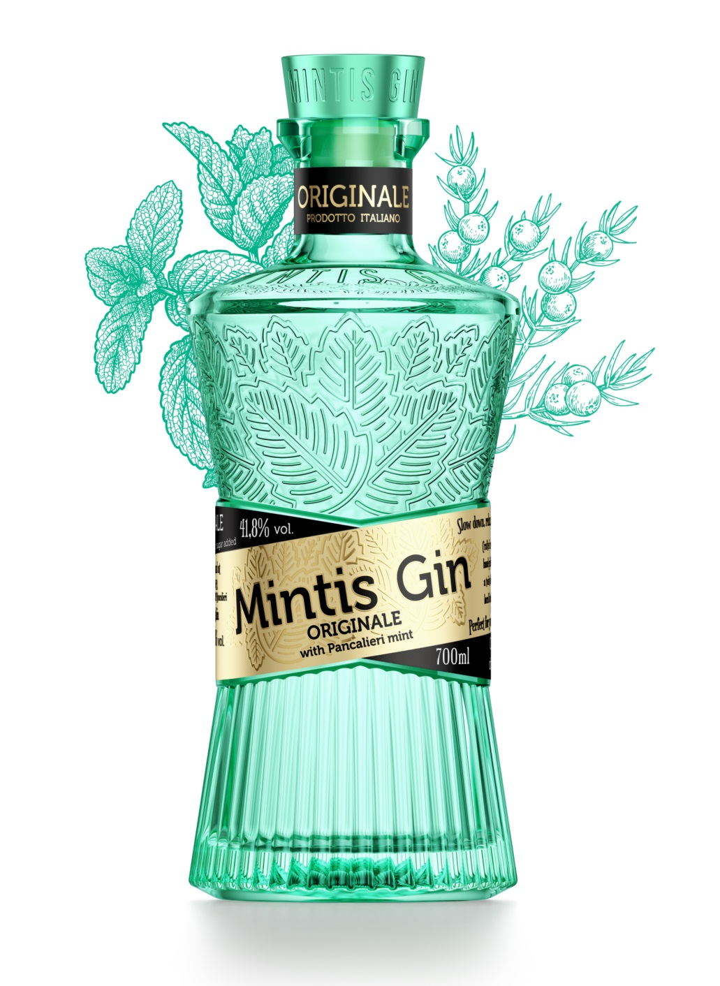 Gin Mintis Originale 41,8% 41,8% 0,7l (holá láhev)
