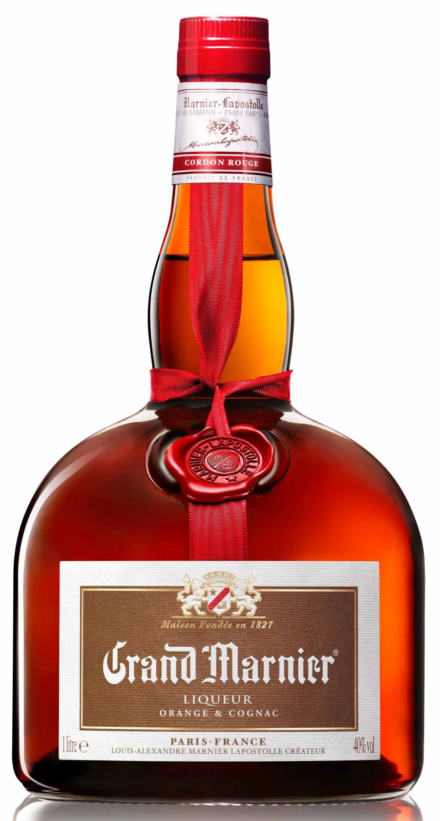 Grand Marnier Cordon Rouge 1 l (holá láhev)