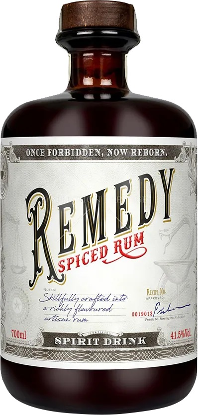 Remedy Spiced 0,7L 41,5% (holá láhev)
