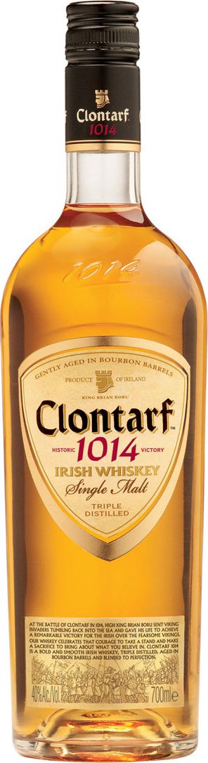 Clontarf 1014 Single Malt Irish whisky 40% 0,7 l (holá láhev)