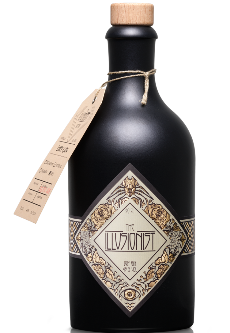 ILLUSIONIST DRY GIN 45% 0,5l(hola lahev)